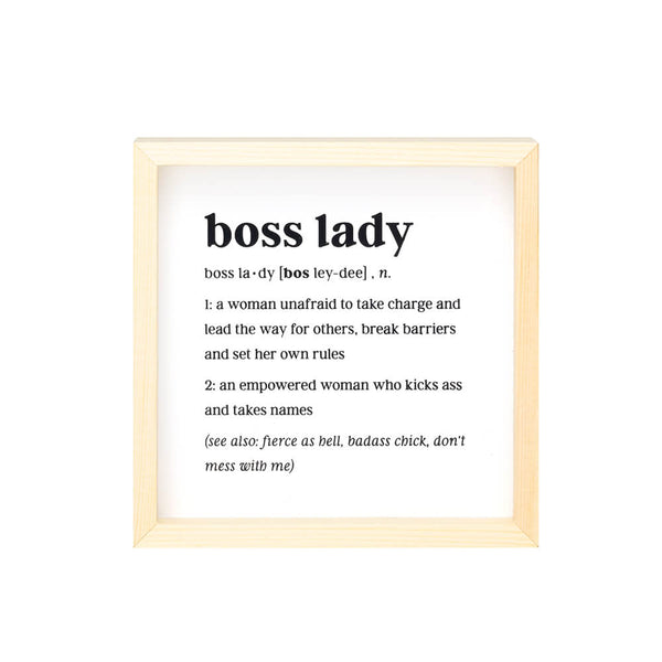 Boss Lady Framed Art