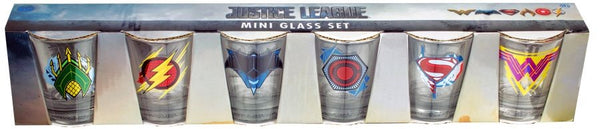 Justice League Movie Team Shot Glass Set of 6