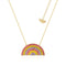 Streets Rainbow Paddle Pop Crystal Necklace