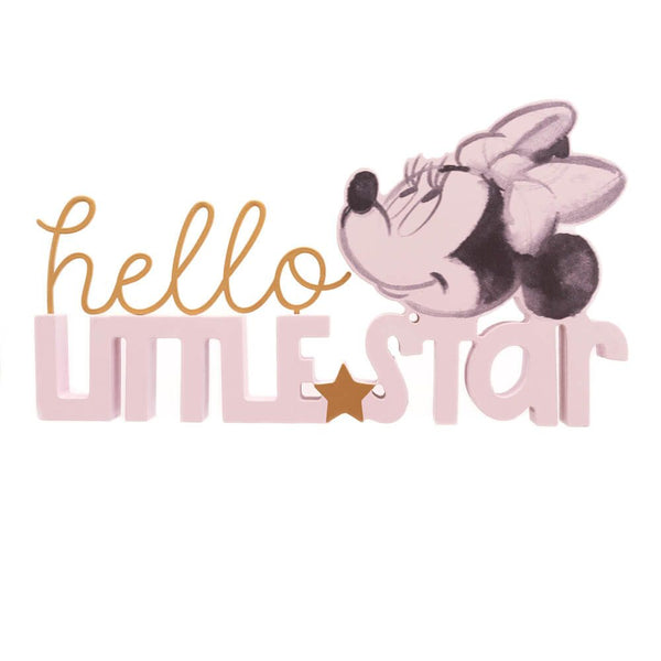 Minnie Mouse Hello Little Star Plaque