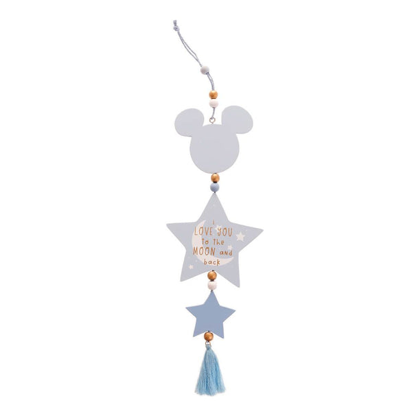 Mickey Mouse I Love You to the Moon and Back Hanging Ornament