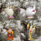Christmas Hanging Ornaments Beauty and the Beast Friends (Set Of 4)