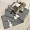 Christmas Cotton Grey Napkin Pack of 4